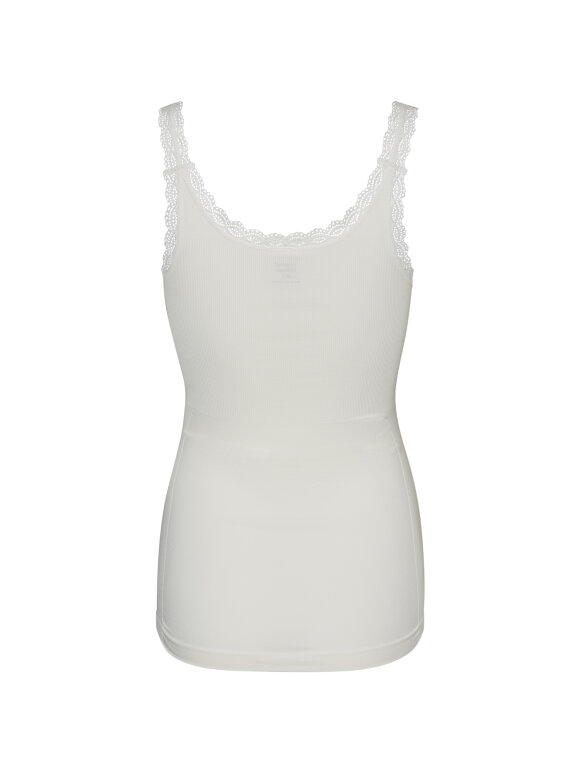 Mamalicious - Heal lace strap top - snow white
