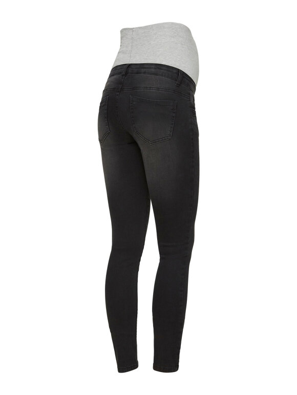 Mamalicious - Gravid jeans - slim black Feodora, 7917