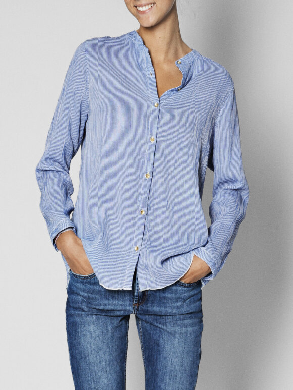 AIAYU - Mandarine shirt gaze - Mix blue