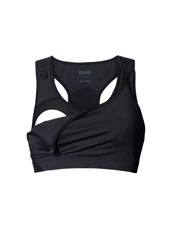 Boob - Fast Food sports bra, sort