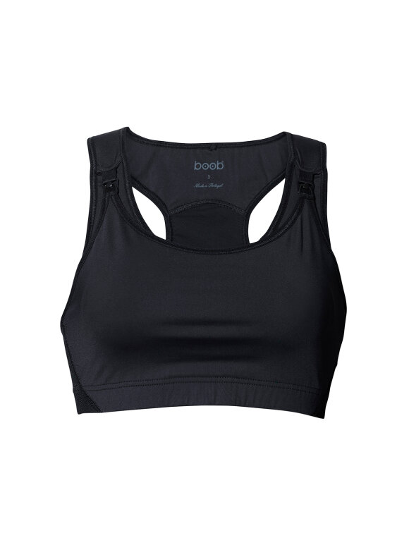 Boob - Fast Food sports bra, sort