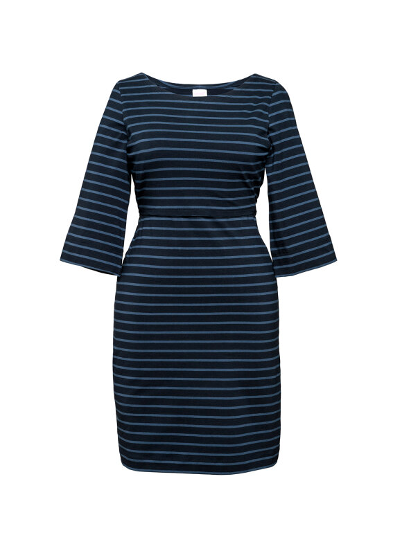 Boob - Simone dress navy and blue stripes