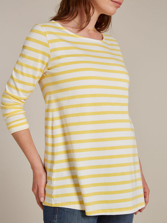 Hariet bluse - yellow stripe