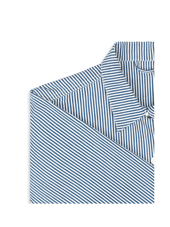 Mads Nørgaard - Milky Stripes Shirley, White/Blue