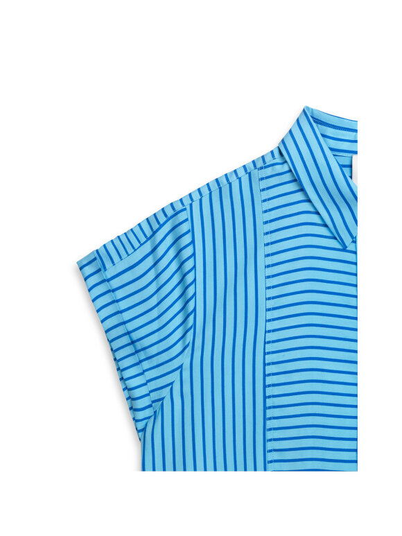 Mads Nørgaard - Striped Viscose Daxy, Blue/Blue