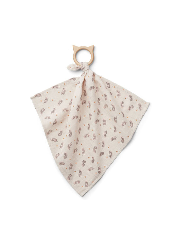 Liewood - Dines teether cuddle cloth - fern/rose