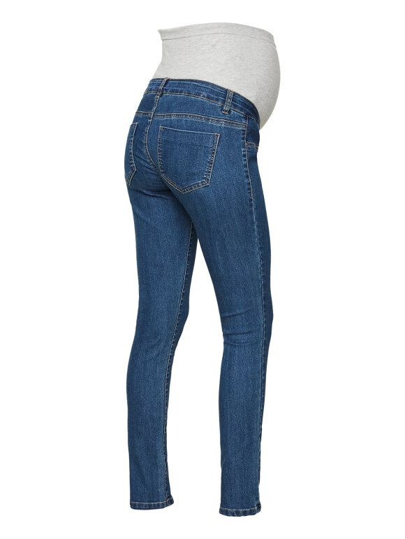 Mamalicious - Julia slim jeans - medium blue