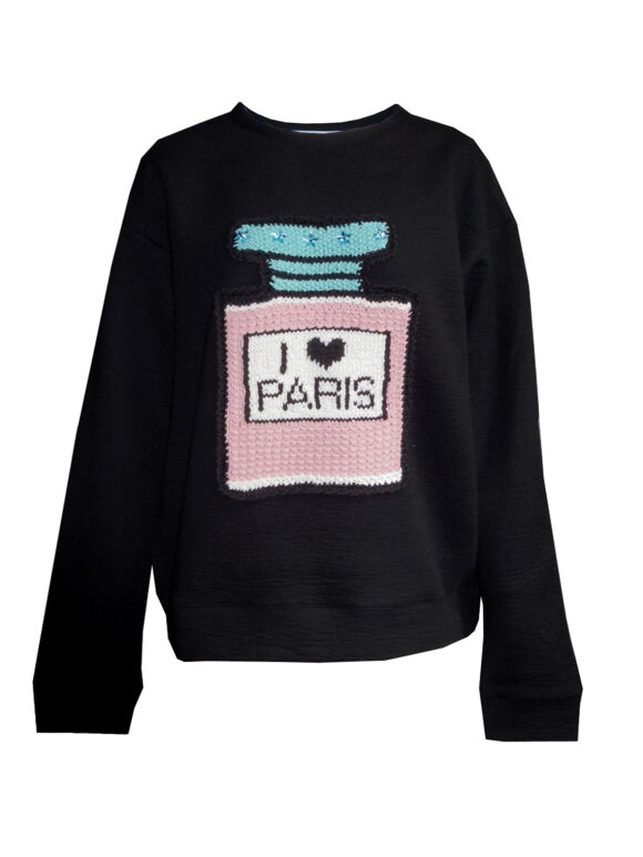 I love Paris sweatshirt black