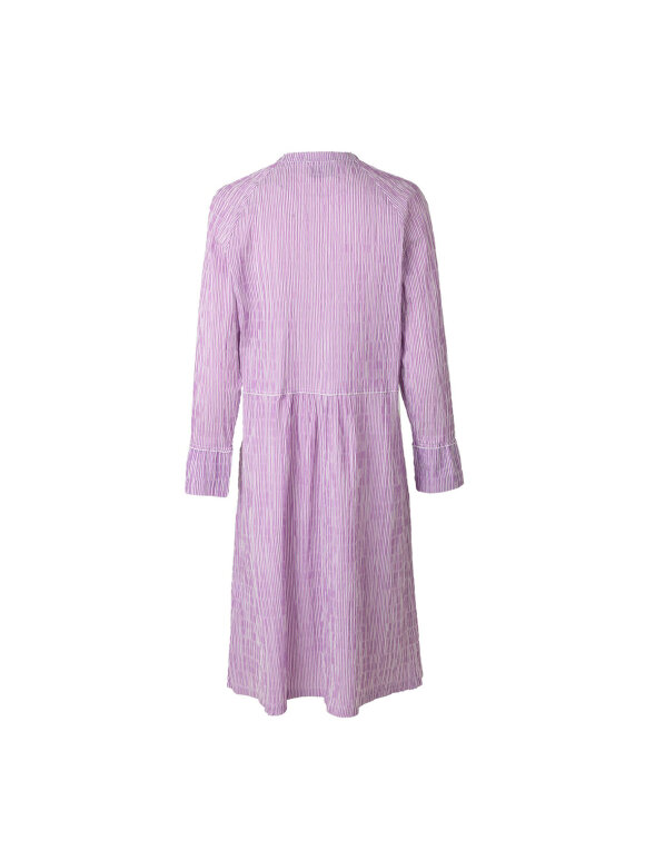 Mads Nørgaard - Crinckle pop dupina kjole, purple/white