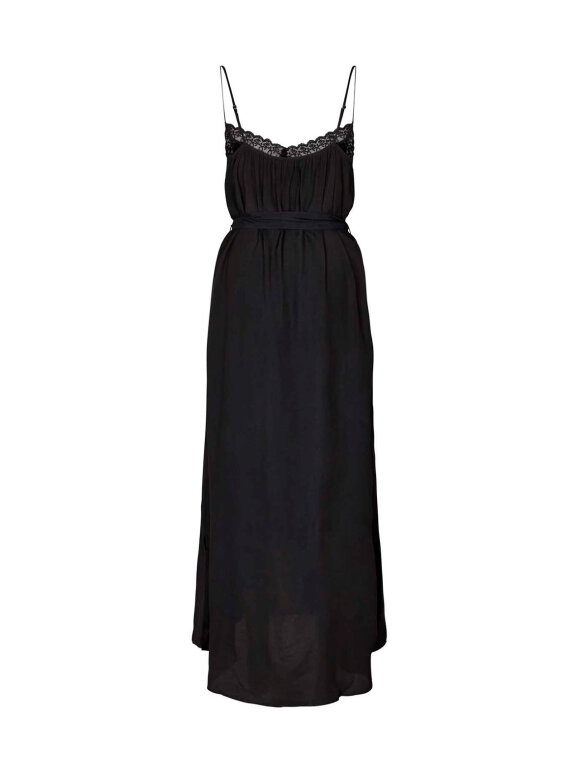 Beatrice Strap Dress - Washed Black