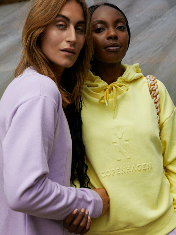 Mads Nørgaard - Eco Bold Sweat Tilsa Embo - Soft Yellow