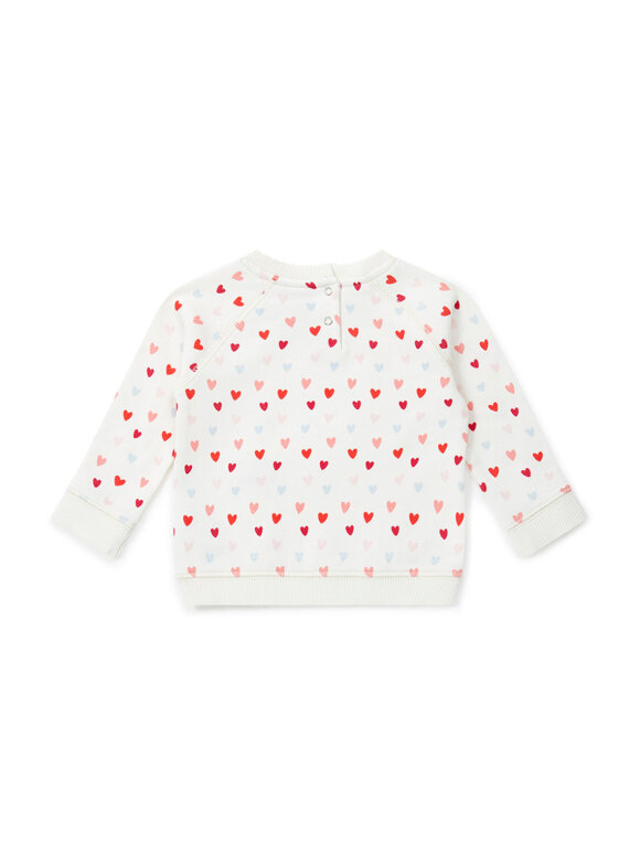 Bonton - Baby Sweatshirt - Hjerter