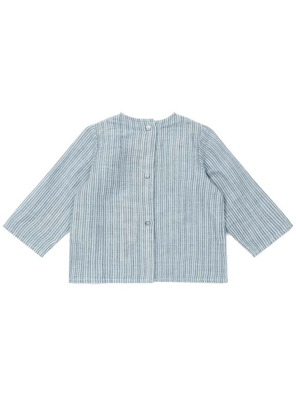 Bonton - Baby skjorte blue stripes