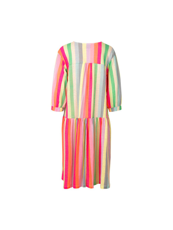 Mads Nørgaard - Linen Stripe Dippa kjole, Multi