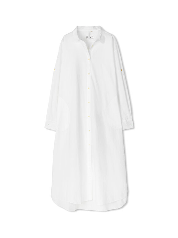 AIAYU - Shirt robe - White
