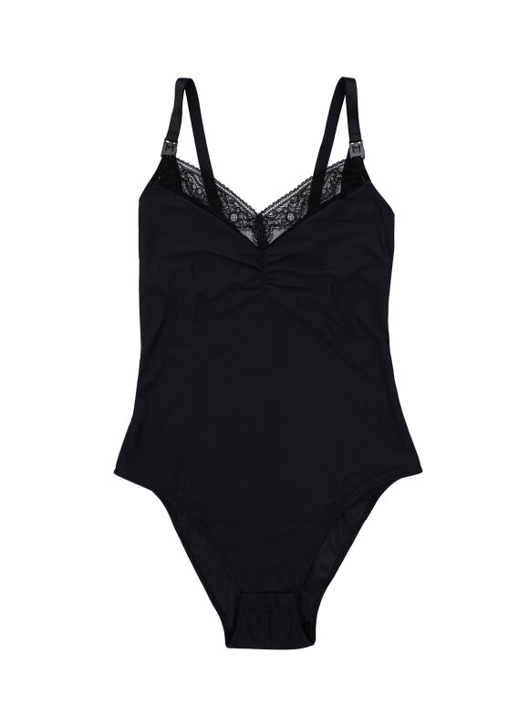 Six Studio - Rosa nursing bodysuit black