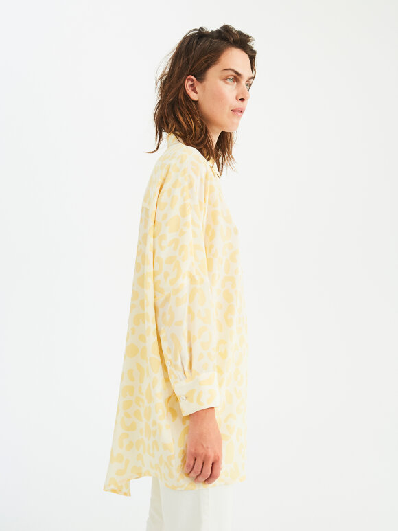 Bianca Shirt - Yellow Leo