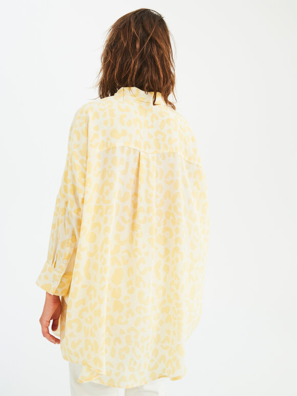 Bianca Shirt - Yellow Leo