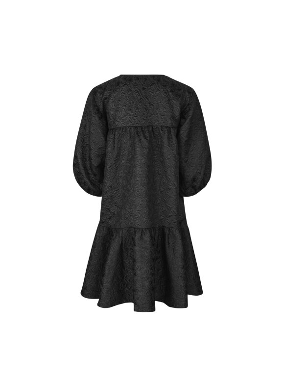 Mads Nørgaard - Dreamy Jaquard Destilla kjole, Black