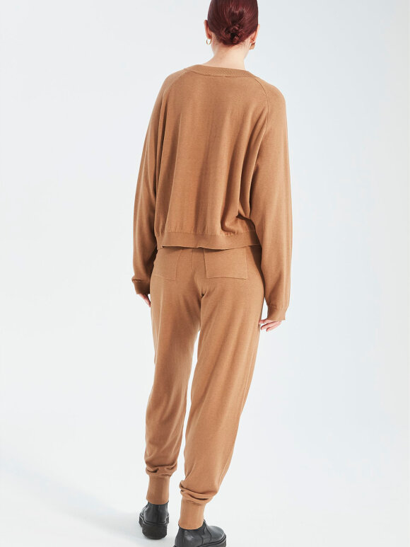 Zana Knit Pants - Milk Chocolate