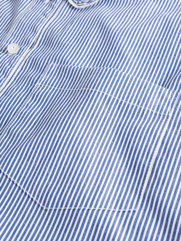 Nué Notes - Elin Shirt blue/white stripes