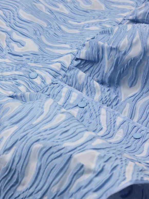 Mads Nørgaard - Icy Jacquard Decimina kjole, Blue Violette