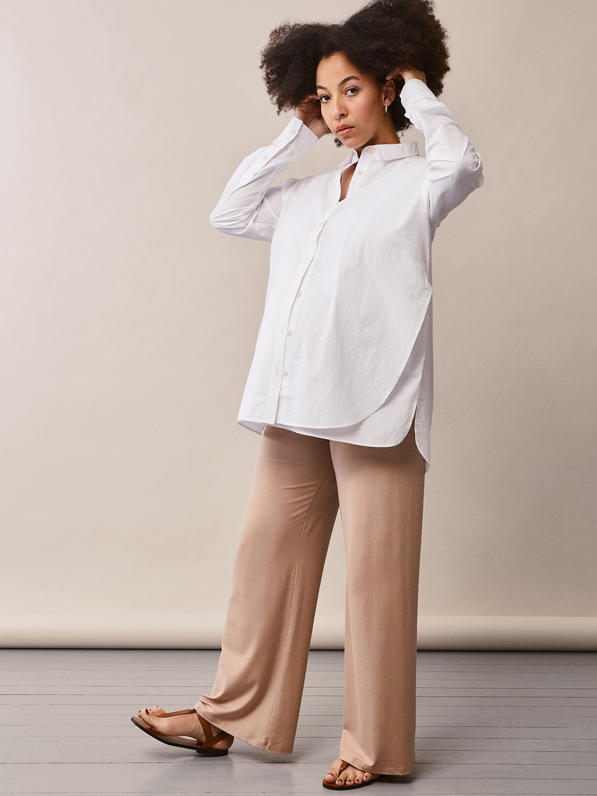 Inspiration Se tilbage Diktatur Enula9 - UDSALG - Boob - OONO lounge pant - sand