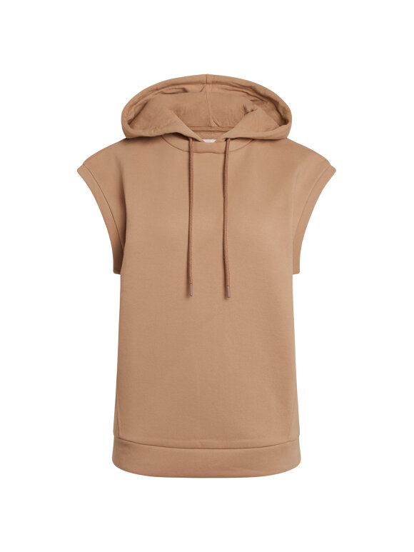 Mads Nørgaard - Eco Bold hoodie Sweat vest, Warm Beige