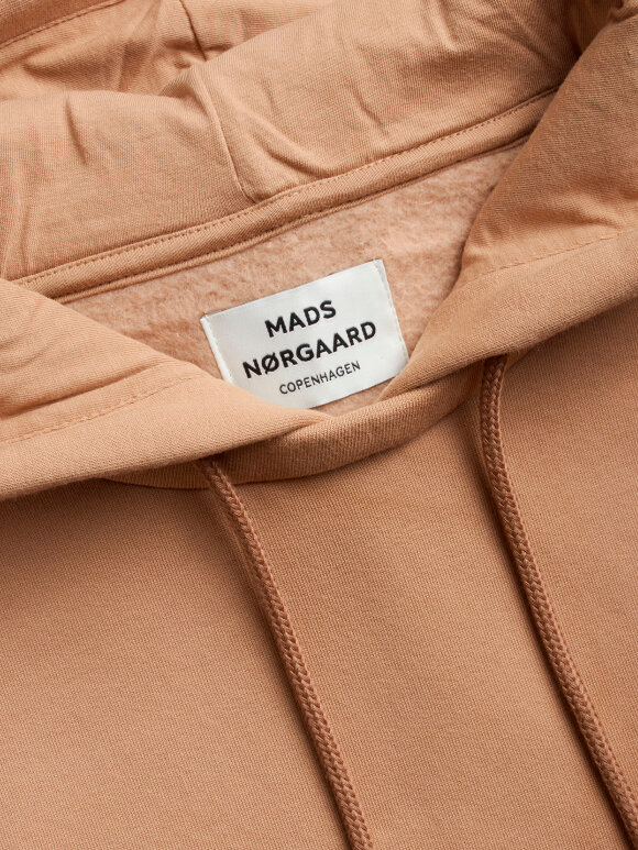 Mads Nørgaard - Eco Bold hoodie Sweat vest, Warm Beige