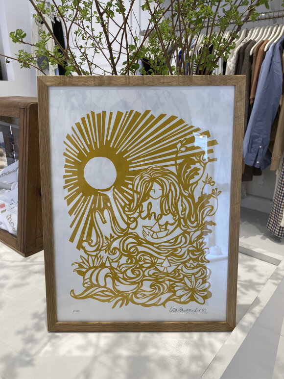 Enula Studio - Lisa Strøander x Mother serigrafi tryk