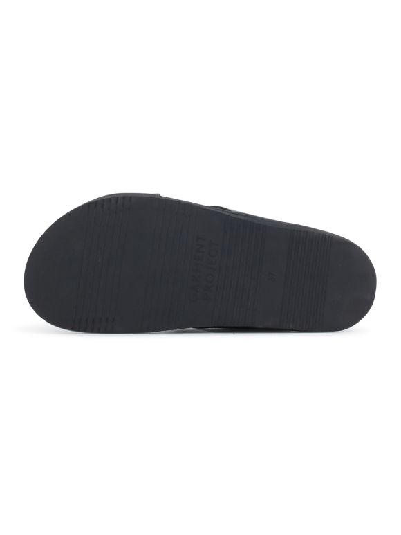 Garment Project - Yodo black leather sandal