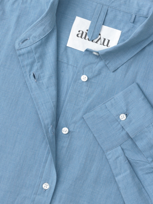 AIAYU - Shirt - deep blue
