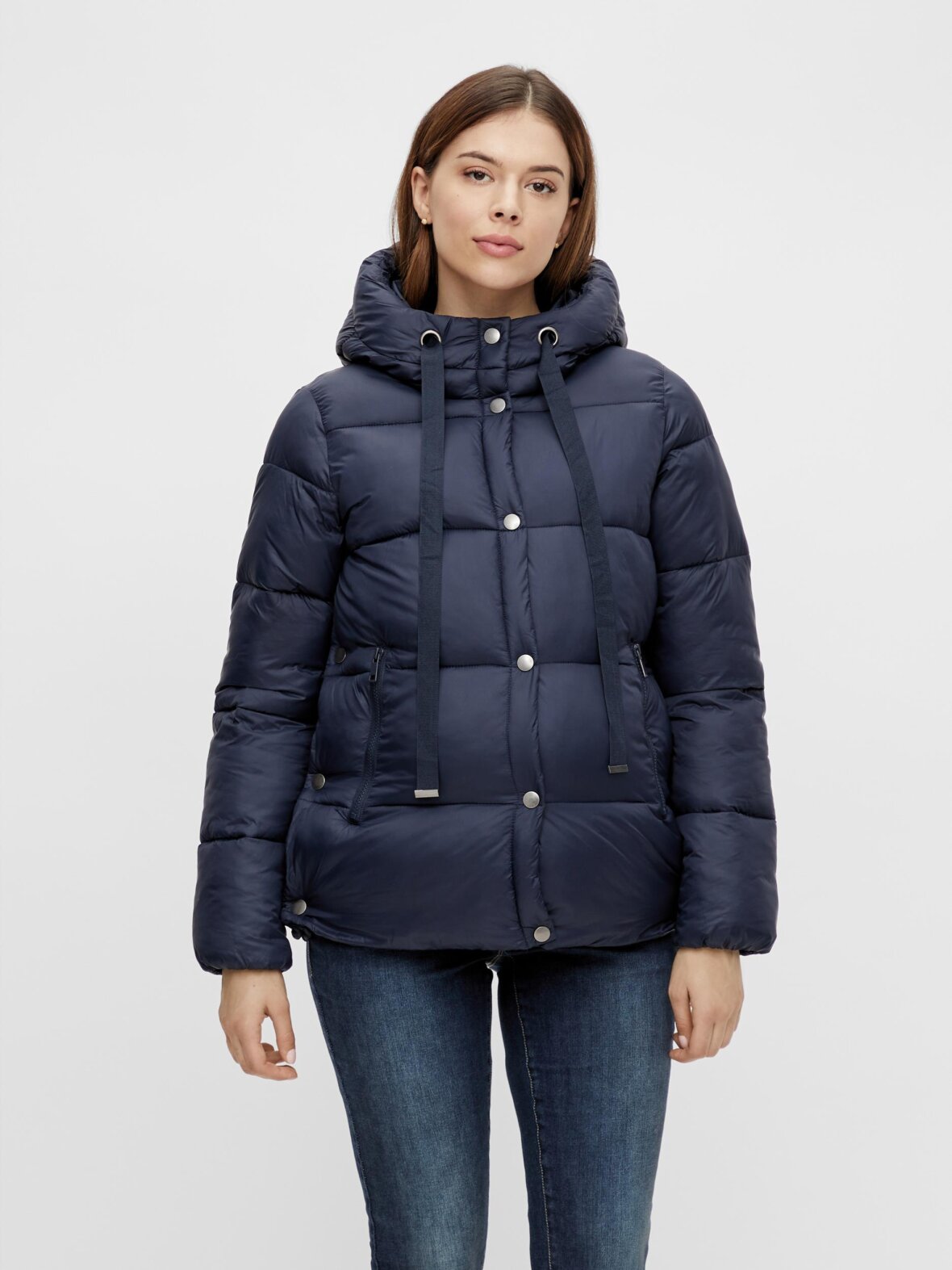 - UDSALG Mamalicious Nolo puffer jakke - navy