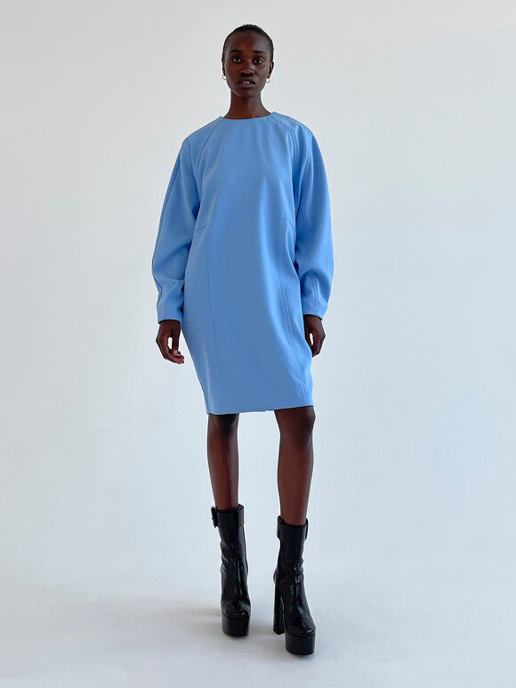 Mads Nørgaard - Soft Suiting Panton Dress, Blue