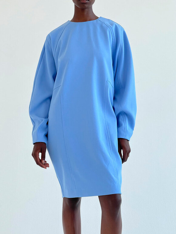 Mads Nørgaard - Soft Suiting Panton Dress, Blue