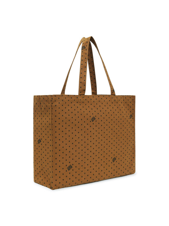 Bonton - Stof taske mini cabas caramel