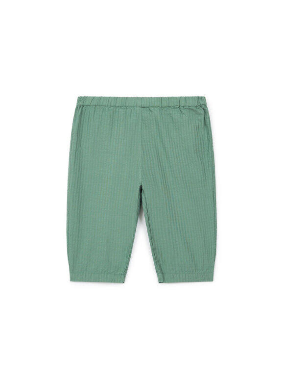 Bonton - baby buks seersucker green