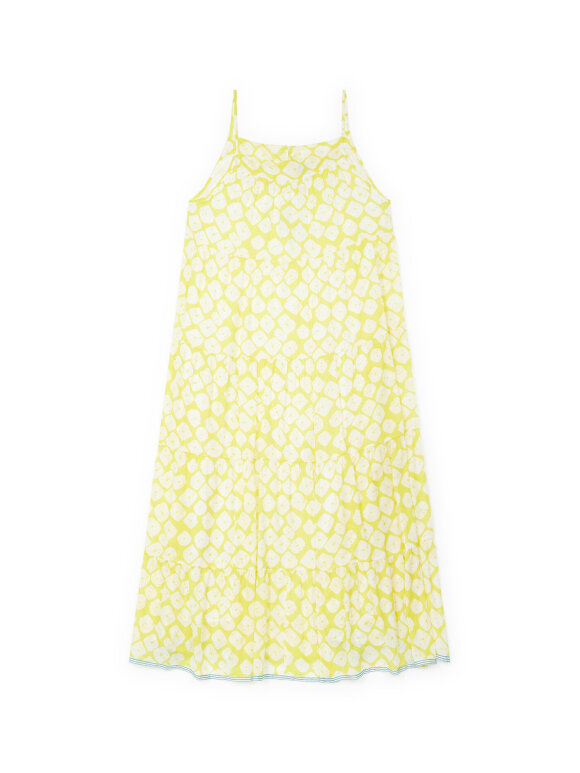 Bonton - calypso maxi strop kjole gul