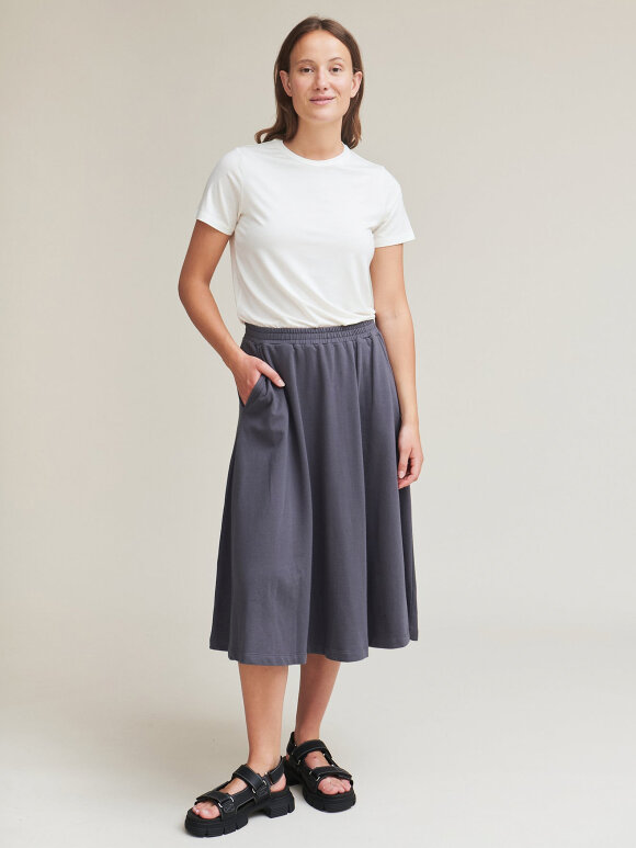Basic Apparel - Tulip Skirt, Blackened Pearl