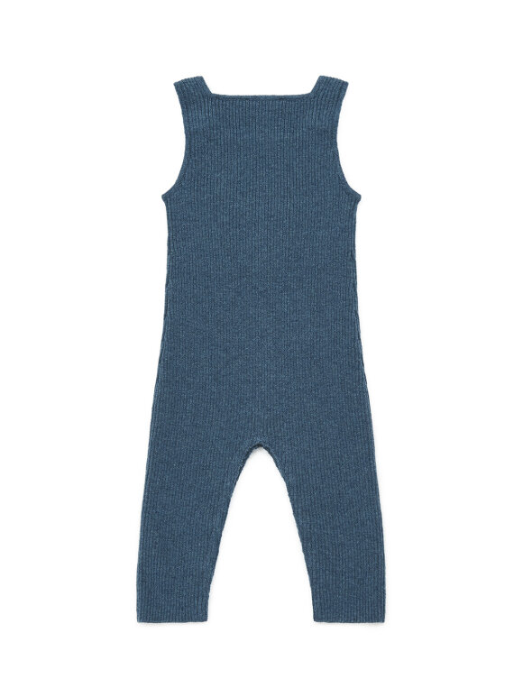 Bonton - babydragt ribstrikket bleu chine