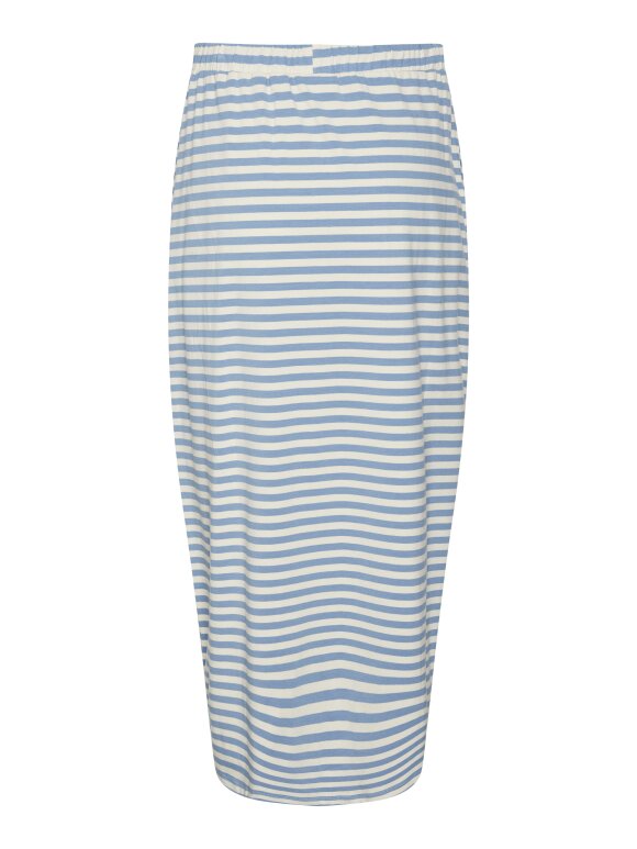 Mamalicious - Molly Midi Skirt blue stripes