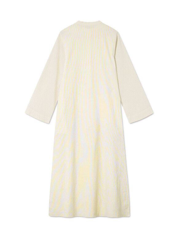 Donna maxi Dress, Yellow/White stripe