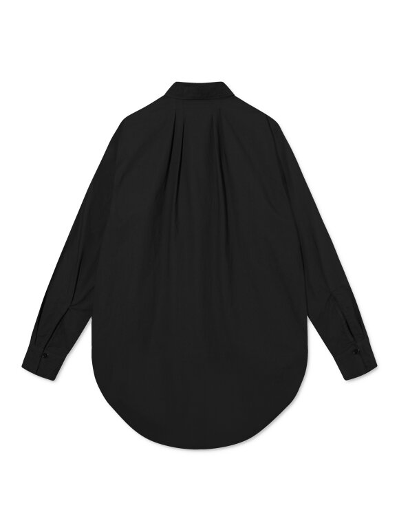 Shelby Shirt, Black Silk