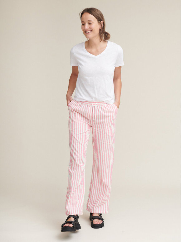 Basic Apparel - Harriet Lounge Pants pink striped