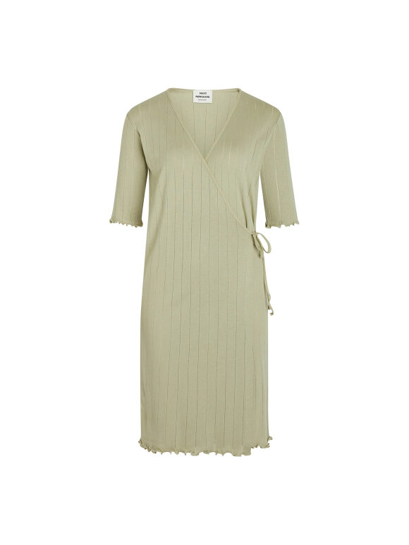 Mads Nørgaard - Pointella Dalis wrap Dress, Elm