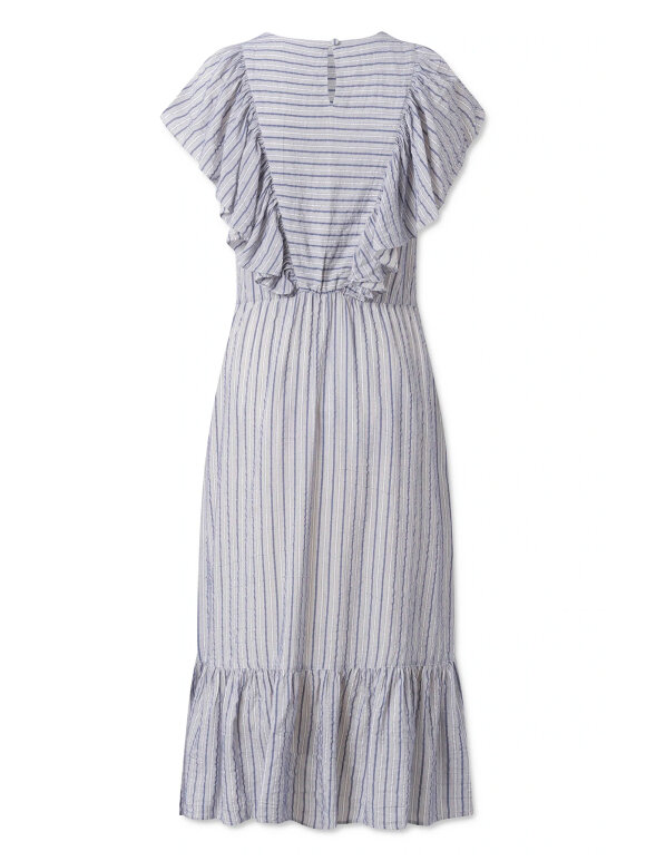 Nué Notes - Pisco Dress, Blue Stripe