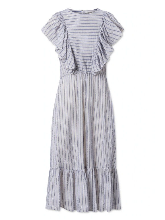 Nué Notes - Pisco Dress, Blue Stripe