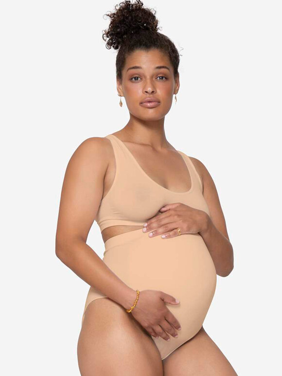 Milker - Bianca trusser, over bump beige