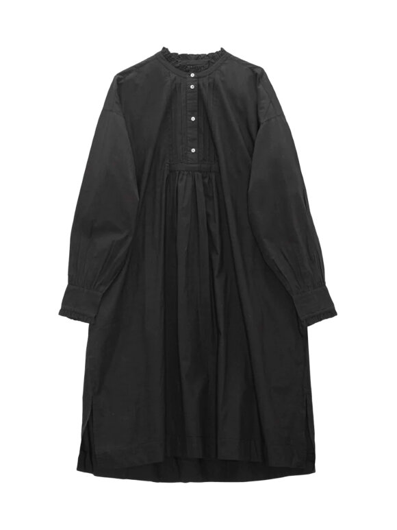 Skall Studio - Florian Shirtdress black cotton