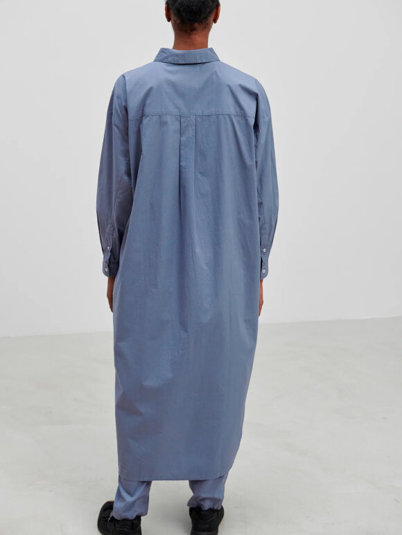 Skall Studio - Edgar Shirtdress, Dusty Blue